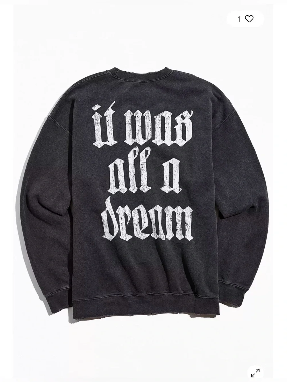 Urban Outfitters Biggie Smalls King of New York Crewneck Sweatshirt M